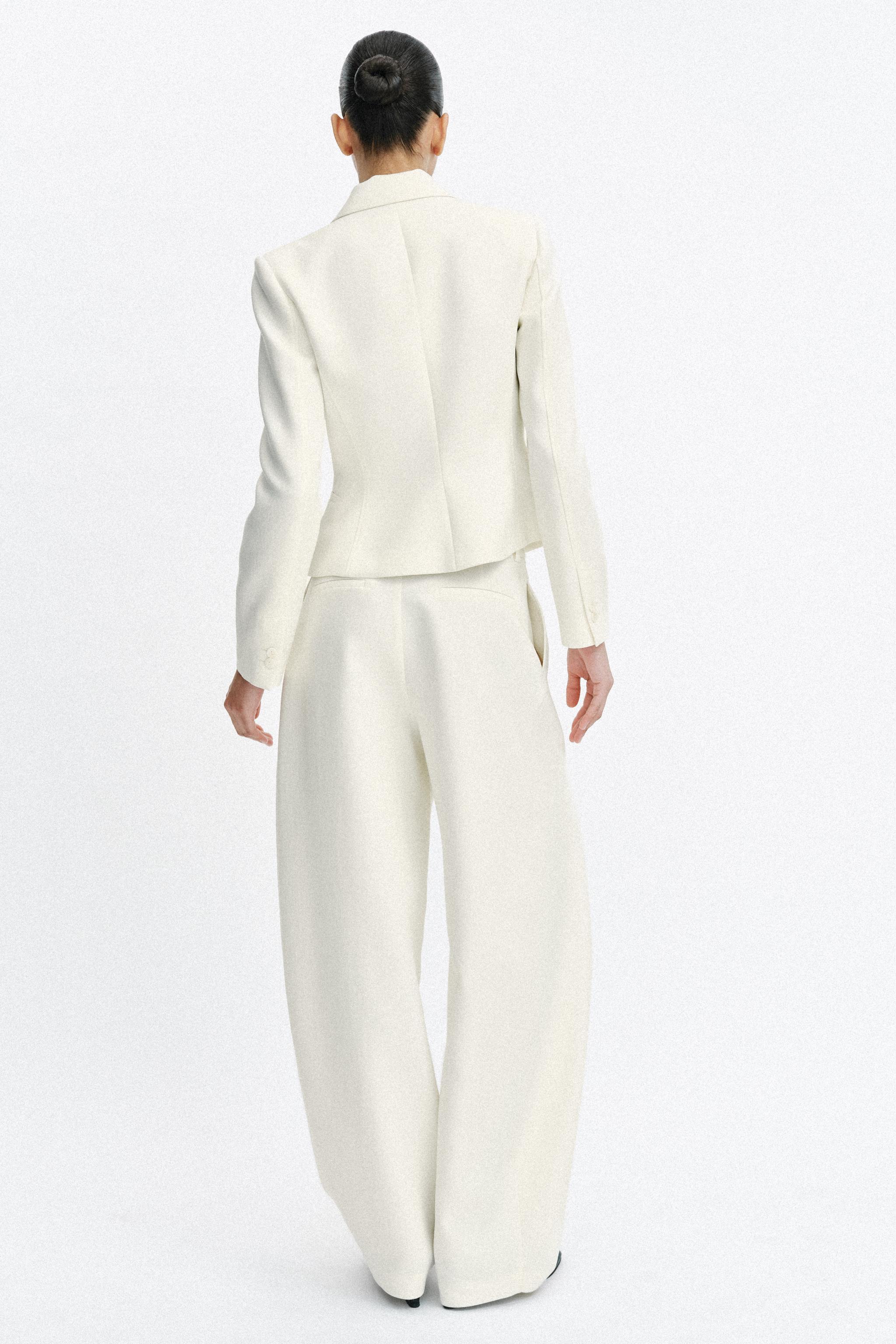 VOLUME PLEATED PANTS